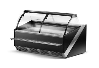 Lada chłodnicza z szybą czołową giętą L-S - 13