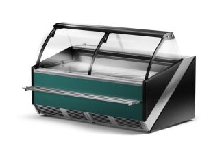 Lada chłodnicza z szybą czołową giętą L-S - 10