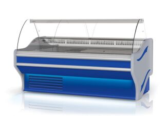 Lada chłodnicza z szybą giętą L-E - 4