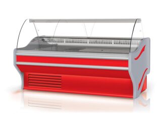 Lada chłodnicza z szybą giętą L-E - 5