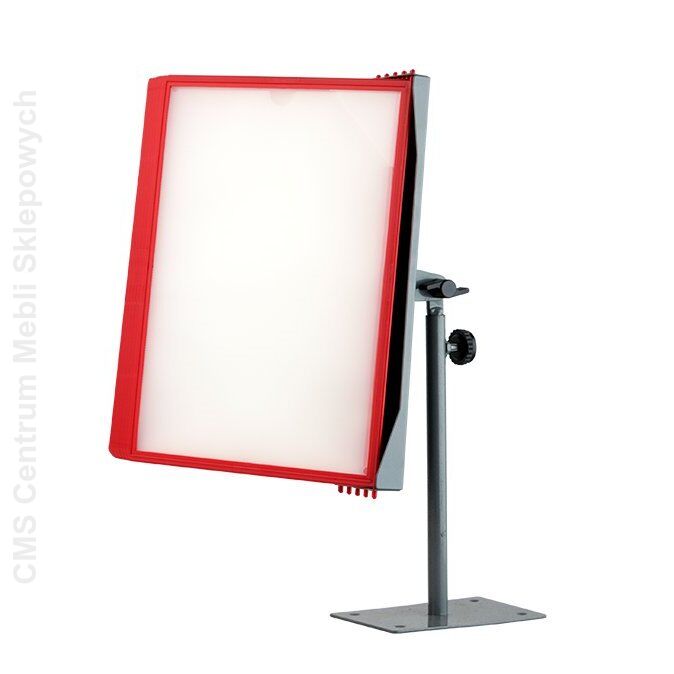 Przeglądarka informacyjna A4 na statywie | Zestaw 5 ramek