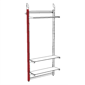 Rura perforowana fi 60, jasnoszara - 2