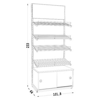 Regał cukierniczy 230 CUK-7 - 4