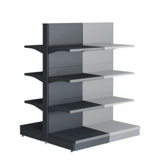 Gondola sklepowa metalowa | Velocto Dark - 12