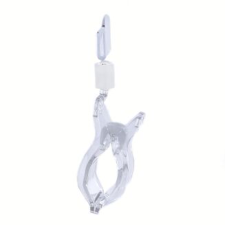 Uchwyt do tabliczek informacyjnych z klamrą