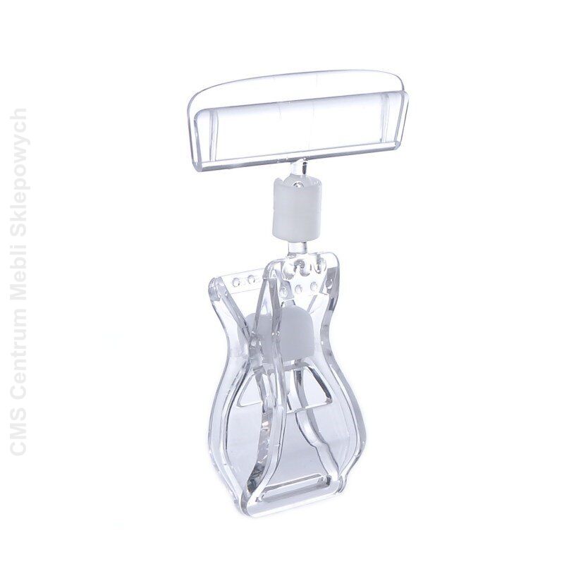 Uchwyt do tabliczek informacyjnych z klamrą