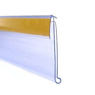 Listwa cenowa samoprzylepna LC-NO 39 bezbarwna 580 mm - tył.