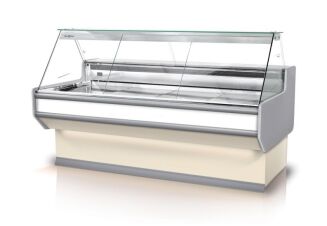 Lada chłodnicza z szybą prostą ukośną L-A3 - 2