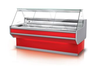 Lada chłodnicza z szybą prostą ukośną L-A3 - 30