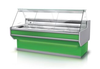 Lada chłodnicza z szybą prostą ukośną L-A3 - 25