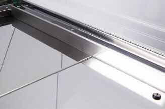 Lada chłodnicza z szybą prostą ukośną L-A3 - 12