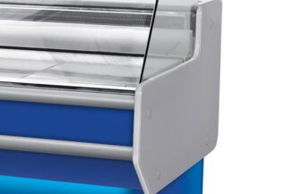 Lada chłodnicza z szybą prostą ukośną L-A3 - 18