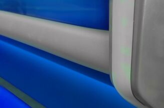 Lada chłodnicza z szybą prostą ukośną L-A3 - 19