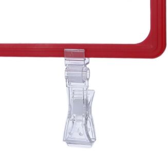 Uchwyt z klamrą do ramki plakatowej 