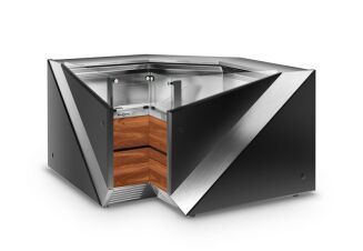 Narożna lada chłodnicza wewnętrzna L-Xi/NW - 4