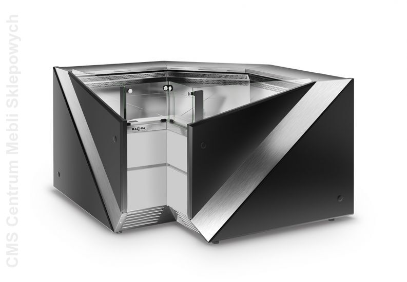Narożna lada chłodnicza wewnętrzna L-Xi/NW
