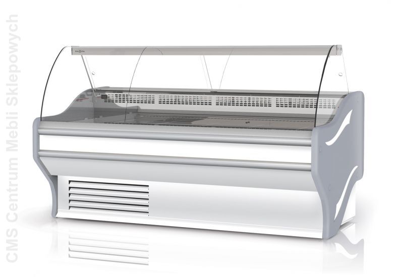 Lada chłodnicza z szybą giętą L-E Max