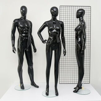 Manekin męski typ WA1005 czarny połysk - 2
