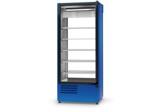 Szafa chłodnicza dwustronnie przeszklona, blokada drzwi od strony klienta - 5