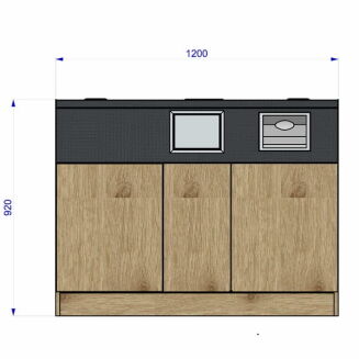Szafka na kawę 120 cm - 6