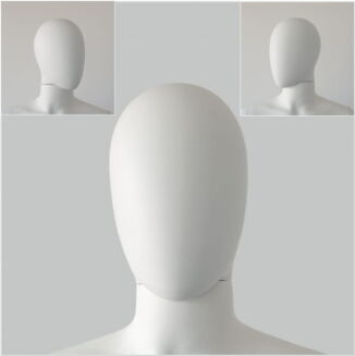 Manekin męski biały matowy typ WA1005-BM - 3