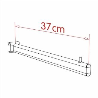 Hak sklepowy odzieżowy na owalny drążek Z-13 - 2