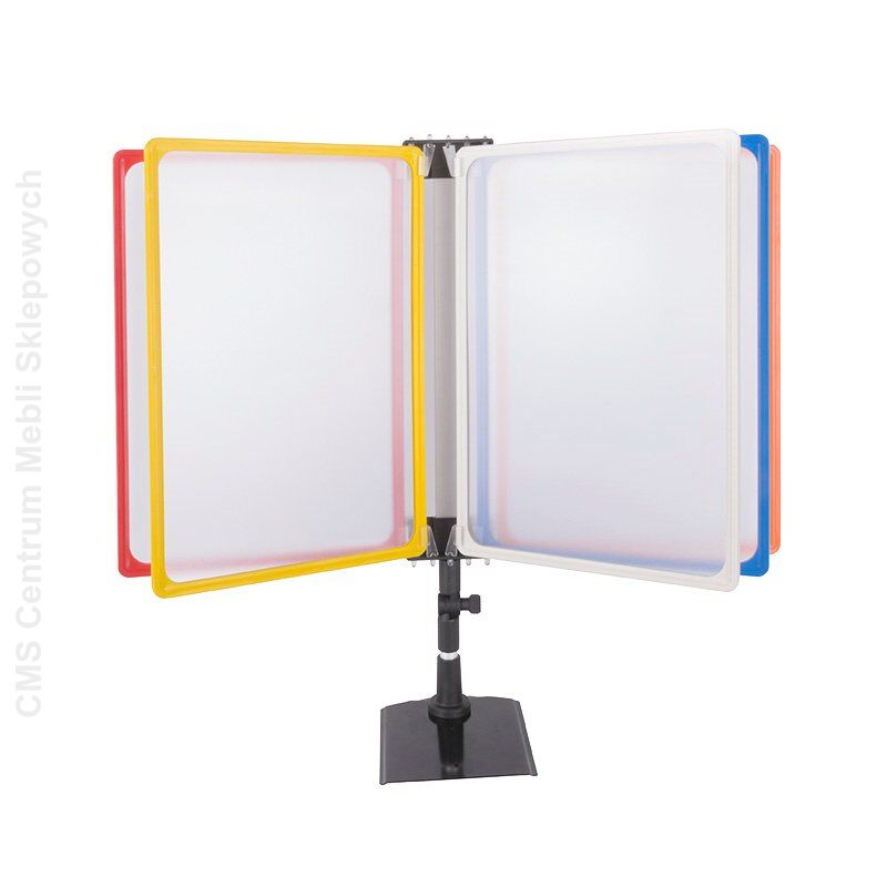 Przeglądarka informacyjna A3 na statywie | Zestaw 5 ramek