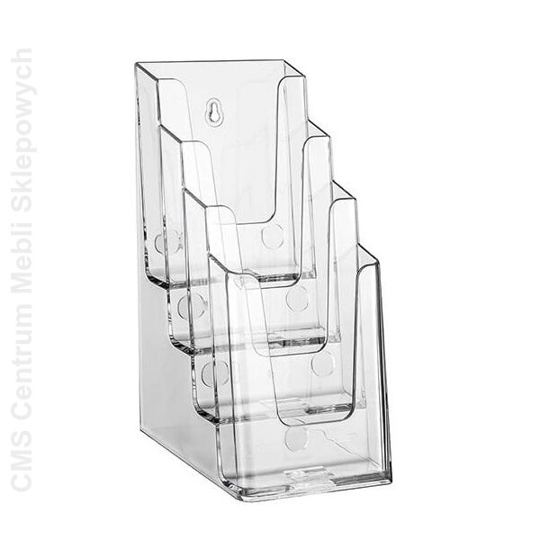 Piętrowy stojak na ulotni 4x 1/3 A4 (DL) ABC7701T