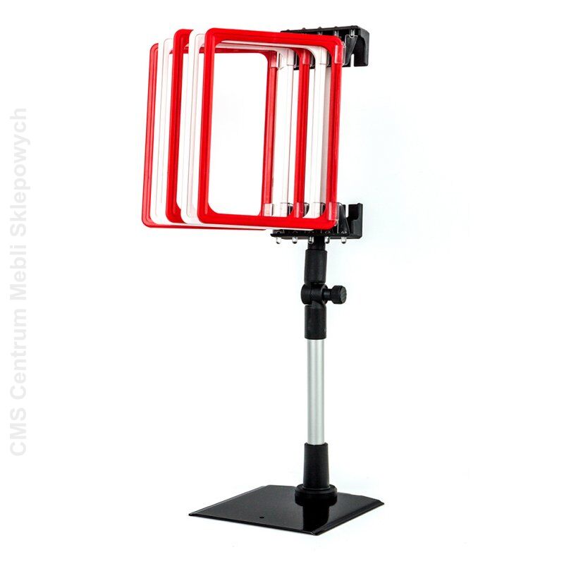 Przeglądarka informacyjna A5 na statywie | Zestaw 5 ramek