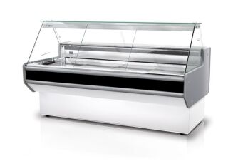 Lada chłodnicza z szybą prostą ukośną L-A - 34