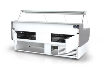 Lada chłodnicza z szybą prostą ukośną L-A - 22