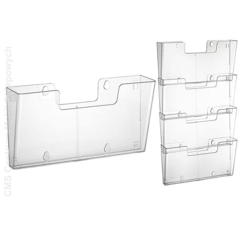 System wieszanych kieszeni na ulotki A4 pionowy ABC9800T