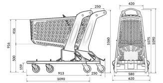 Wózek sklepowy Valzer America - 2