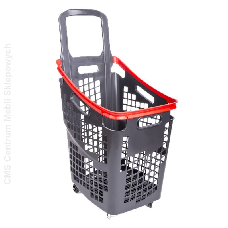 Koszyk sklepowy na kółkach - 65 litrowy
