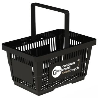 Zestaw 10 koszyków z dwoma rączkami 22 litrowe + wózek pod koszyki - 8