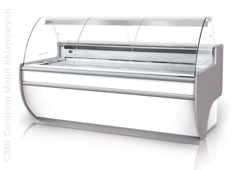 Lada chłodnicza z szybą giętą L-D3