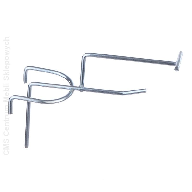 Zawieszka sklepowa pojedyncza z szyldem na kratę - 10 cm - ocynkowana