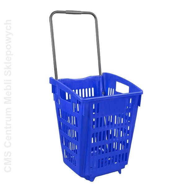 Koszyk sklepowy na kółkach - 52 litrowy