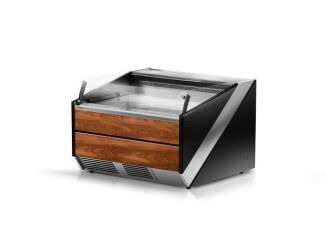 Lada chłodnicza z szybą czołową giętą krótką L-Si - 5