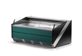 Lada chłodnicza z szybą czołową giętą krótką L-Si - 3