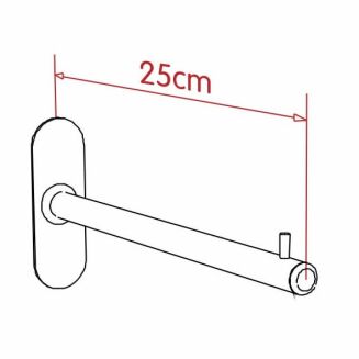 Hak sklepowy odzieżowy na perforację Z-6 - 2