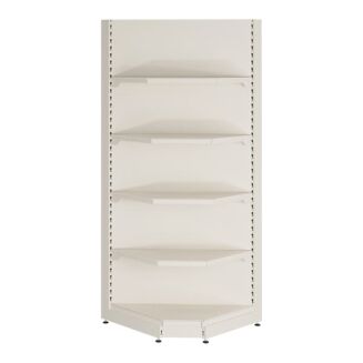 Regał metalowy sklepowy narożny wewnętrzny 90 stopni - 2