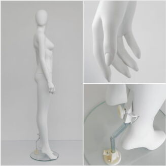 Manekin damski TYP M-6007 BIAŁY MAT - 2