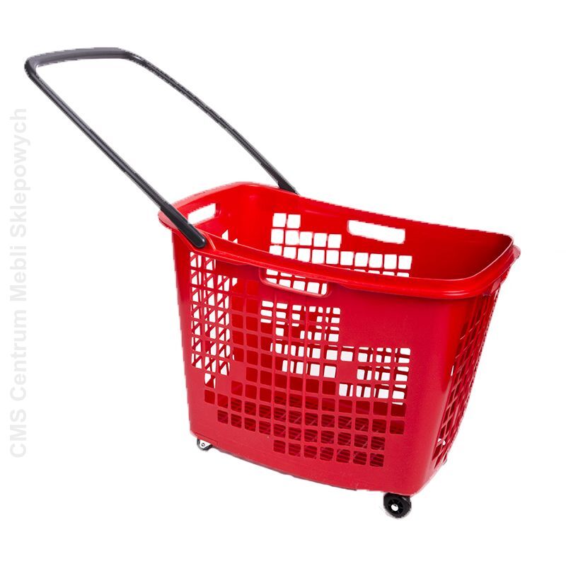Koszyk sklepowy na kółkach - 55 litrowy