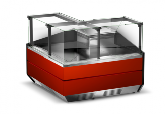 Narożna lada chłodnicza zewnętrzna L-X/NZ - 13