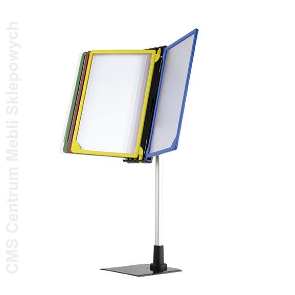 Przeglądarka informacyjna A4 na statywie | Zestaw 5 ramek