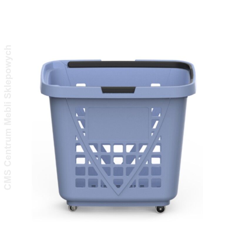 Koszyk sklepowy na kółkach XXL - 80 litrowy
