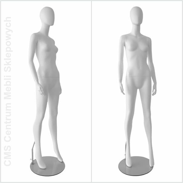 Manekin damski TYP RKAB2-BM BIAŁY MAT
