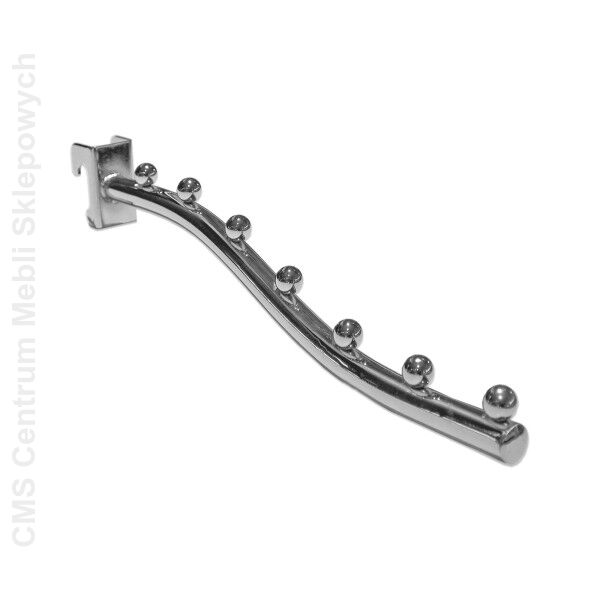 Hak sklepowy odzieżowy na owalny drążek Z-25