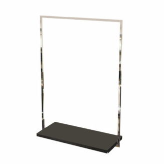 Stojak sklepowy na ubrania CUA 100 z półką dolną - 3